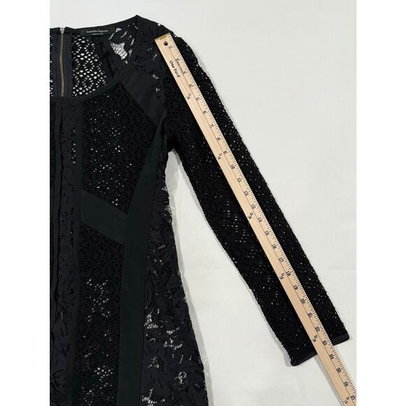 Nanette Lepore Lace Panel Dress Long Sleeve Size 6 (080) - Picture 9 of 11